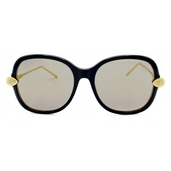 Boucheron Sunglasses - Gold/Black diamond accents NWOT - Picture 2 of 10